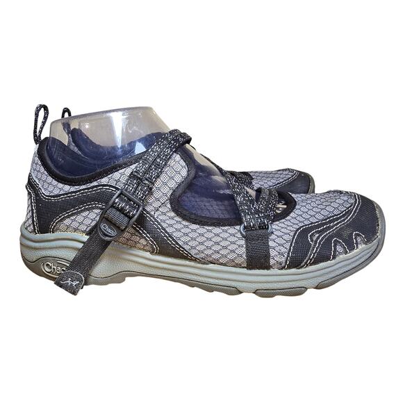 Chaco Womens Size 8.5-9 Outcross Evo Mary Jane Hiking Shoes Gray Adjustable - Picture 5 of 9